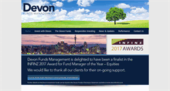 Desktop Screenshot of devonfunds.co.nz